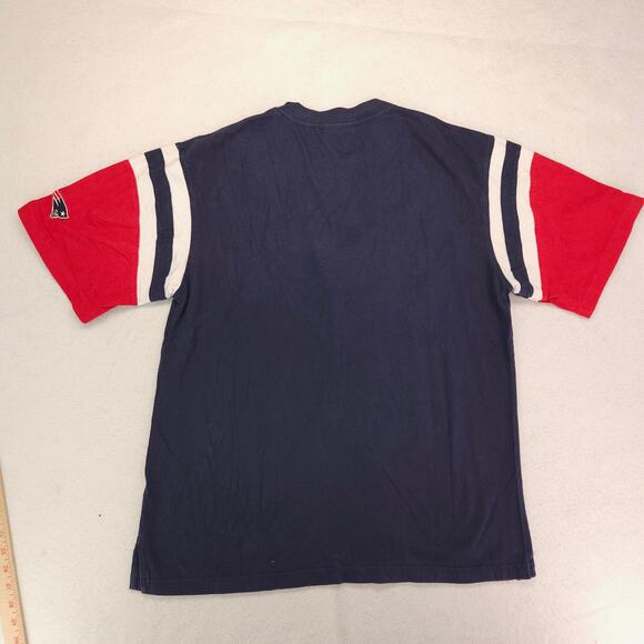 NFL New England Patriots Graphic Short Sleeve Football Shirt Mens Size L Navy - Picture 9 of 9